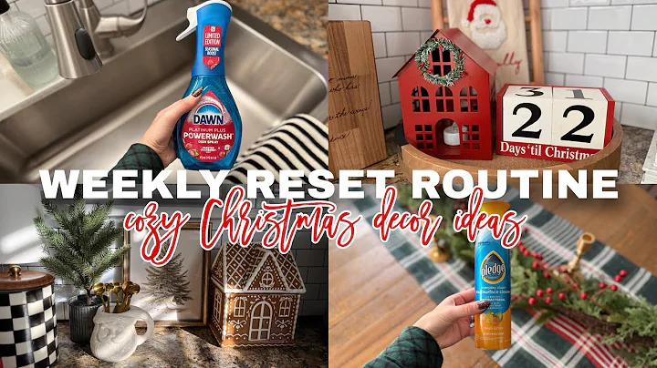 My Cozy Christmas Weekly Reset | Holiday Cleaning + Decorating Motivation for Christmas 2025 🎄 