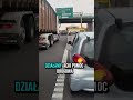 Bezpieczny zjazd z ruchliwego węzła S8 i S2. Holowanie do Skierniewic.