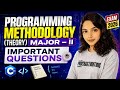 Programming Methodology Important questions||Major-II