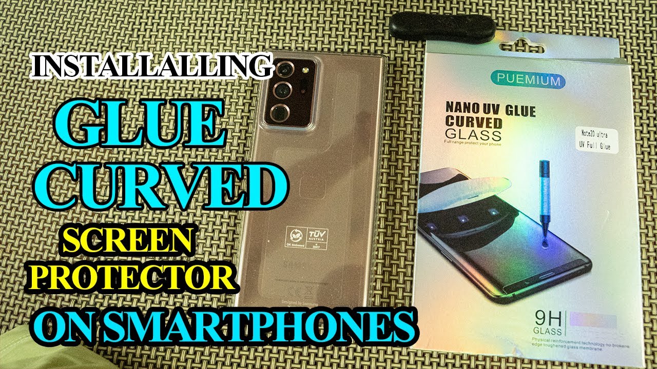 Nano UV Glue Curved Glass Screen Protector Installation on Galaxy Note 20 Ultra | IT Beast
