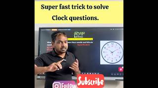 Master Clock Problems for Exams (SSC, Banking, CAT)Vedic Maths: #board #ssc #shorts #ytshorts #maths