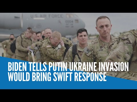 Biden tells Putin Ukraine invasion would bring swift response