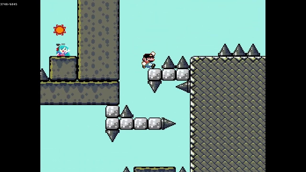 [TAS] SMW: Miku's Spike Hell in 1:53.896