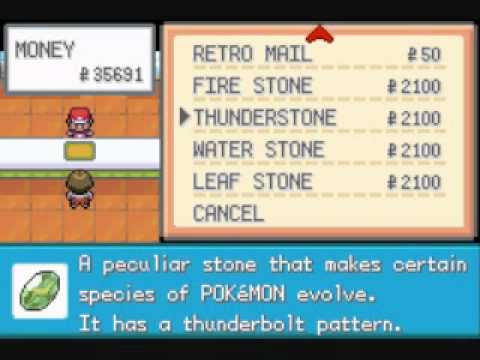 Pokemon Fire Red-FIRESTONE and LEAFSTONE-Part 20 - YouTube