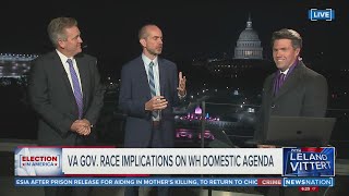VA GOV. RACE IMPLICATIONS ON WHITE HOUSE DOMESTIC AGENDA