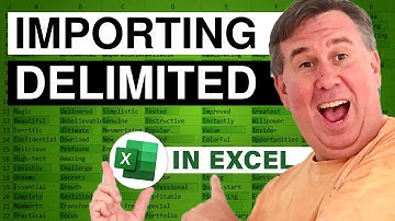 Excel - Delimited Text File Importing in Excel: Avoiding Annoying Behaviors & Gotchas - Episode 459
