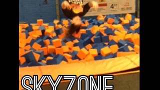 Skyzone she got stuck in the foam pit