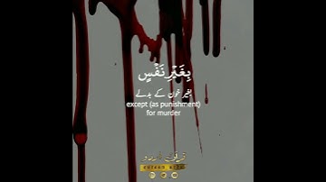 🌐ومن أحياها فكأنما أحيا الناس جميعا✨ سورة المائدة:٣٢|طارق محمد|Surah al Ma'idah:32|Tareq Mohammad