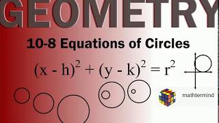 Geometry 10-8 Equations of Circles
