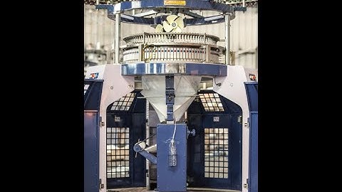 Hanma brand circular knitting machine customer factory show in China