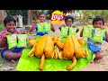 LAYS CHICKEN | Crispy Lays Chicken Roast | Lays Fried Chicken | Village Fun Cooking