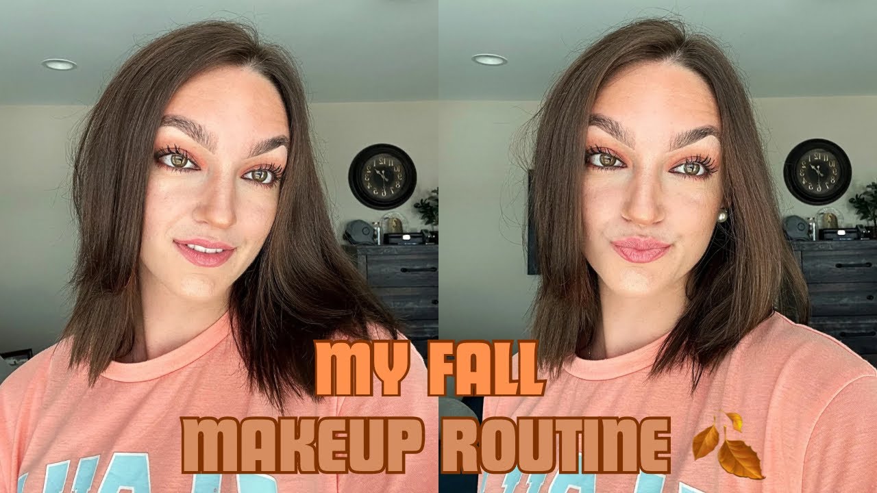 MY NATURAL FALL MAKEUP ROUTINE🍁🧡 *easy and simple* - YouTube