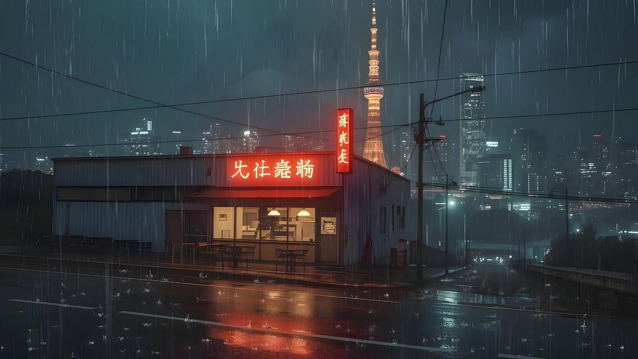 Rainy Night Vibes ☔ 90's Chill Lofi for Studying, Relaxing & Late Night Focus 🎧