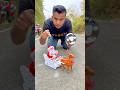 Remote Control Santa Claus Sleigh Reindeer Gift Unboxing 