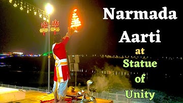 NARMADA AARTI AT STATUE OF UNITY | EKTA NAGAR