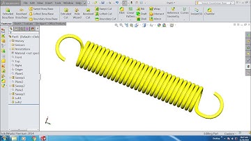 Torsion spring solidwork tutorial