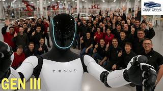 BIG Update! Elon Musk Reveals Tesla Bot Gen 4 & Gen 5 | NEW Gen 3 Version Finally NUTTY!