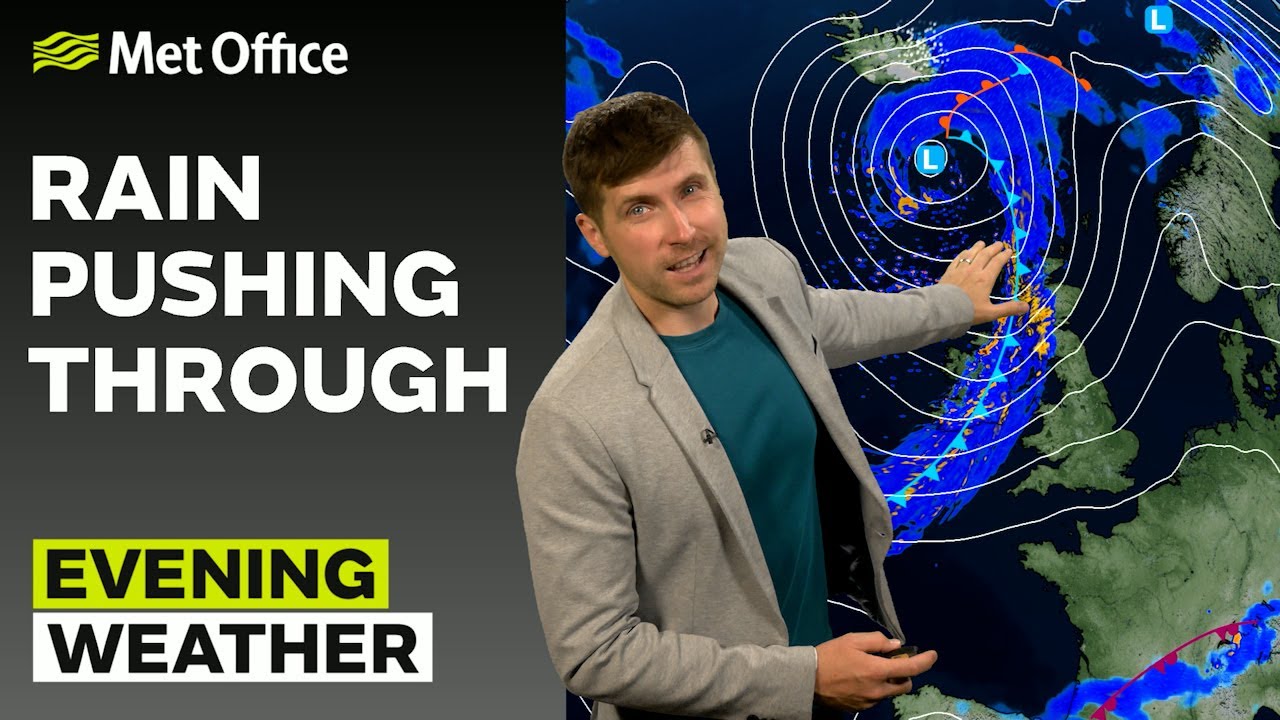 02/06/2025 - Persistent rain arrives - Evening Weather Forecast UK ...