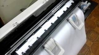 Печать формата А1 и А2(Печать чертежей на принтере HP Design Jet 430. Принтер разобран, потому как ремонтировался., 2016-05-18T07:26:01.000Z)