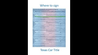 Where and how to sign your Texas Car Title as a seller by Buxton Auto Sales 14,291 views 4 months ago 5 minutes, 3 seconds