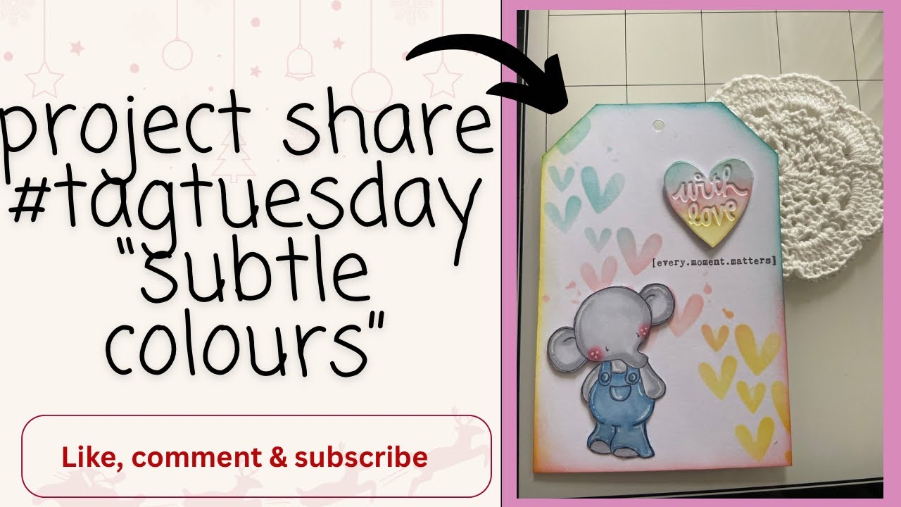 #tagtuesday  @handmadebyshirley3715 “Subtle Colours” #tags #tag @traceyheydesigns @lisahortoncrafts 