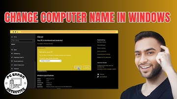 How to Change Computer Name in Windows 10