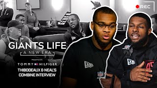 Kayvon Thibodeaux & Evan Neal's Combine Interviews with Giants Staff 👀 | Giants Life: A New Era