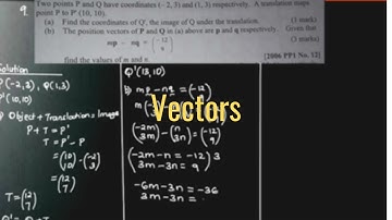 KCSE TOPICAL REVISION- MATHS: Vectors Question 9