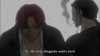 Moment shanks Memberikkan Topi Jerami  Kepada Luffy