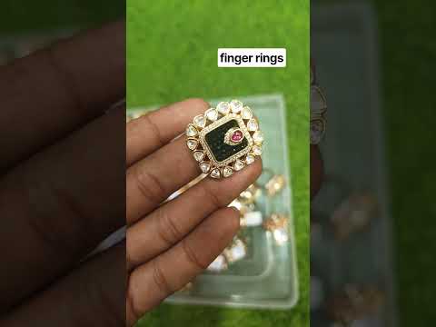 kundan fingerring💖#