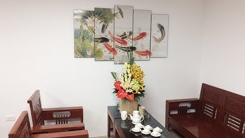 Tranh cửu ngư quần hội treo ở đâu hợp phong thủy - Siêu thị tranh AmiA