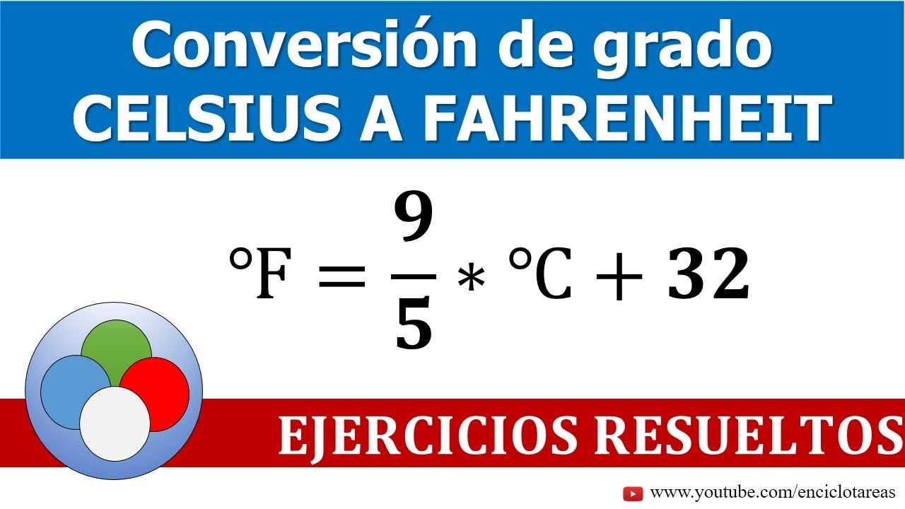 Mediante Críticamente Cervecería CELSIUS A FAHRENHEIT - YouTube