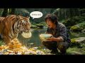 Treasure from Tiger's Mouth!Poor lad awakens beast-talking,saves a tiger,and it leads him to fortune