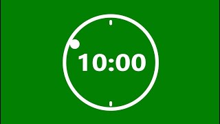 10 Minute Countdown Timer - Green