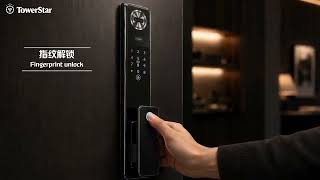 3D Face Recognition Smart Lock | Fingerprint, Keypad, RFID & Tuya App | TowerStar