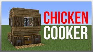 Minecraft 1.11: Redstone Tutorial - Chicken Cooker v2!