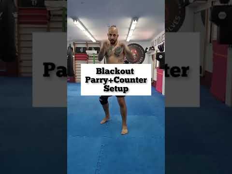 ?Blackout parry + counter setup? Muay Thai ?