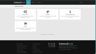 Free Blesta Hosting Theme - LowEndHost