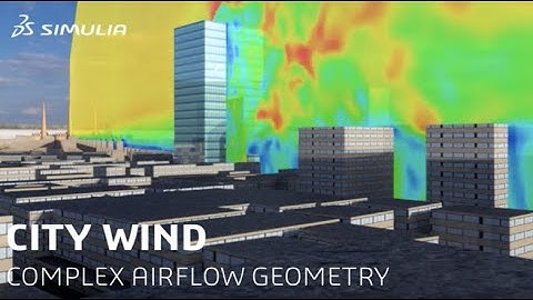SIMULIA PowerFLOW City Wind Simulation (1/2)
