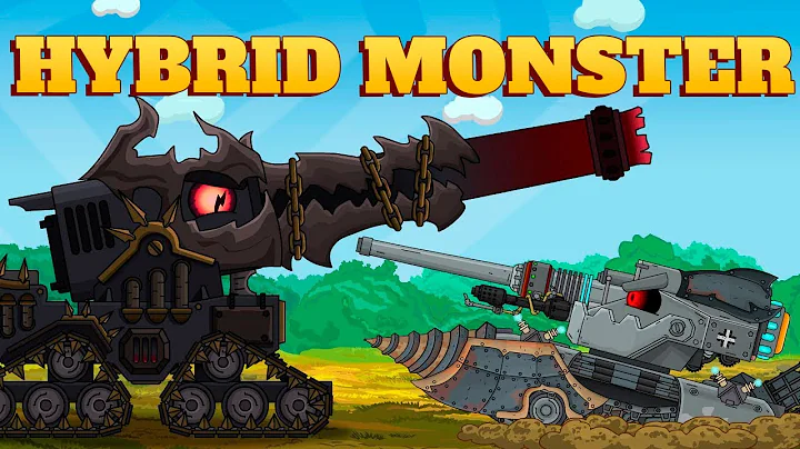 Hybrid Monster vs Dora - Cartoons about tanks