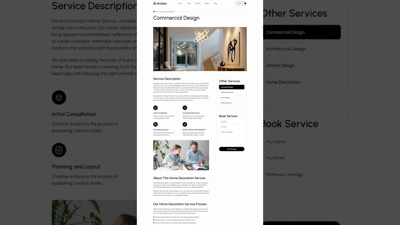 Arcbes - Architecture & Design Website Template 