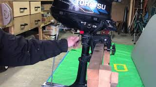 【オイル交換】　トーハツ船外機