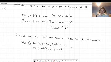 Set Theory 2: Axioms of Set Theory Part 1
