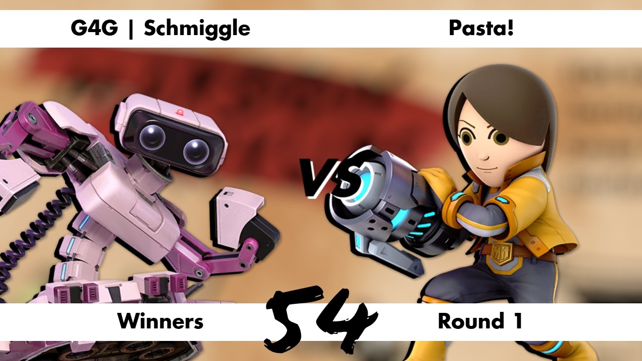 Maroon Mixups #54 - Pasta! (Mii Gunner) Vs. Schmiggle (ROB) - Winners Round 1