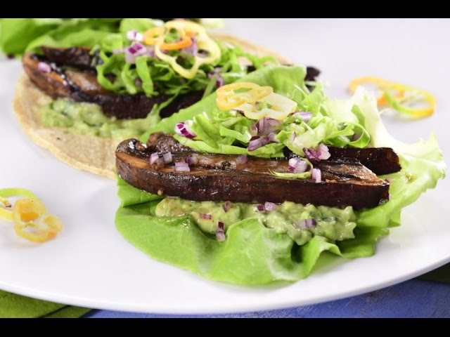 Taquitos de Portobello Veganos - YouTube