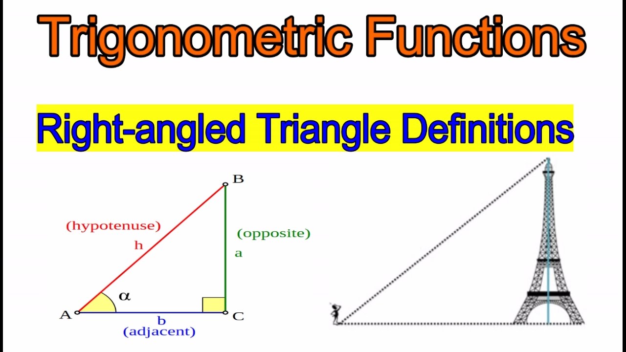 Trigonometric functions Rightangled Triangle