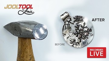 Cleaning up hammers, polishing silver & more on the JOOLTOOL - LIVE with Anie