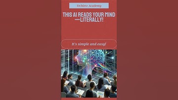 This AI Reads Your Mind—Literally! #ai #machinelearning #futuretech #deeplearning #aiexplained #tech