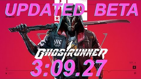 Updated Demo Ghostrunner Speedrun 3:09.27