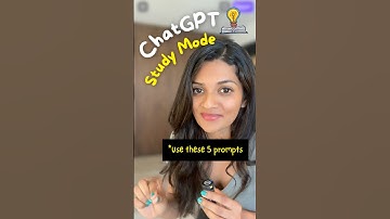 ChatGPT *NEW* Study Mode #aiwithaish